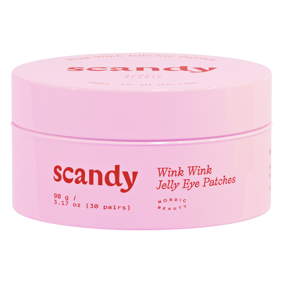 Scandy Wink Wink Jelly Eye Patches, Silmänalusnaamiot, silmänympärysnaamiot, 30 paria, integratoridirecthub.com