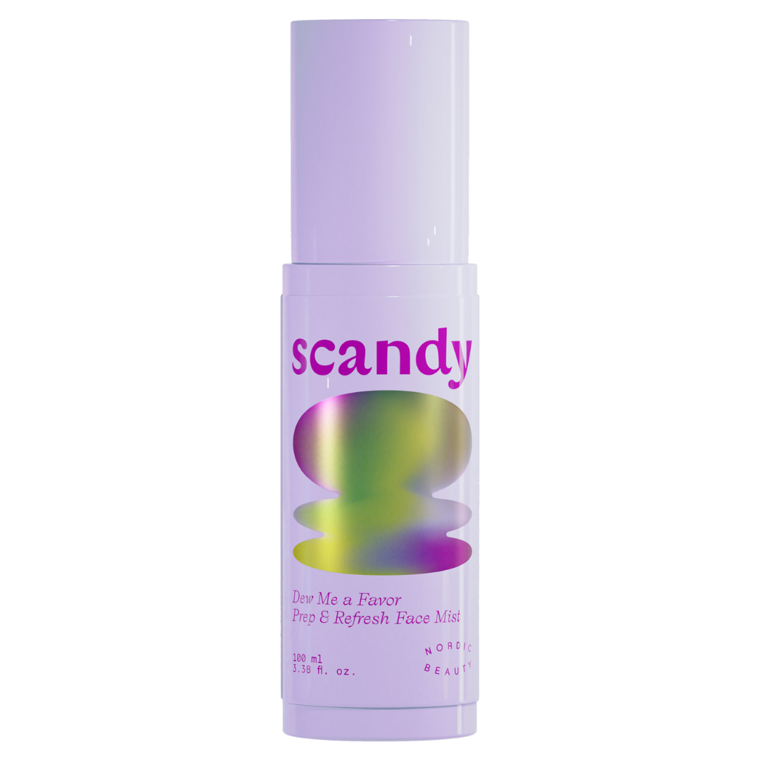 Scandy Dew Me a Favor Prep & Refresh Face Mist, kasvosuihke, kasvovesi, 100 ml, kosteuttava, integratoridirecthub.com