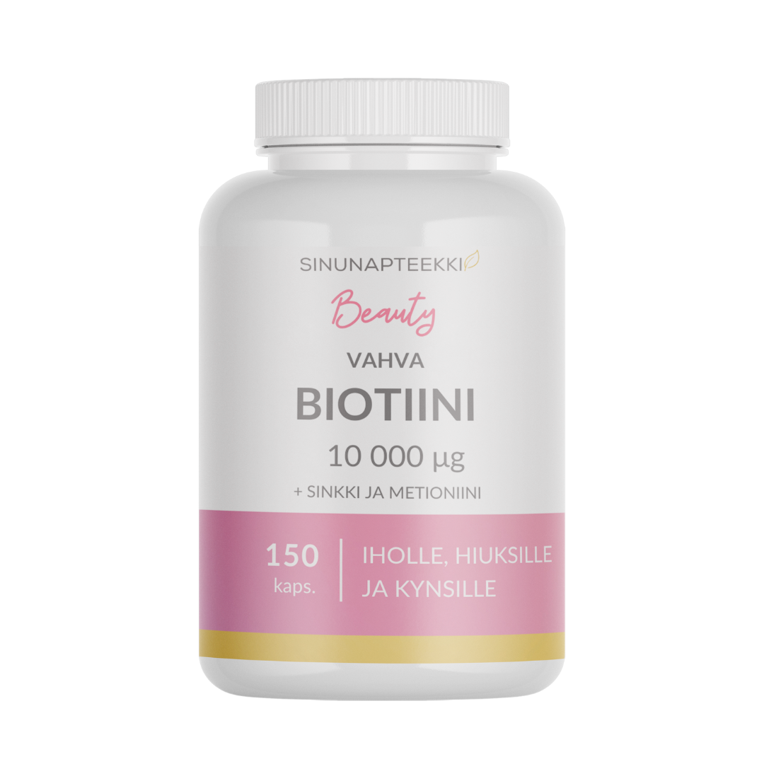 Sinunapteekin Beauty Vahva Biotiini 10 000 µg 150 kaps. - integratoridirecthub.com