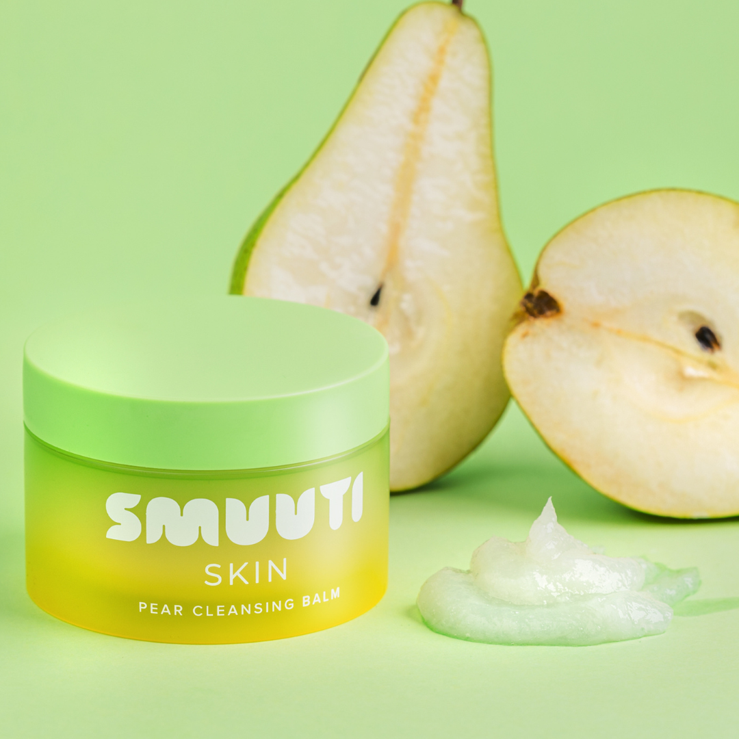 Smuuti Skin Pear Cleansing Balm - Puhdistusbalmi 100 ml fiiliskuva koostumus kasvojen kuorinta päärynä integratoridirecthub.com