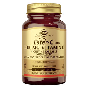 Solgar Ester-C-Plus 1000 mg - C-vitamiini 60 tabl.