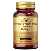 Solgar Methylcobalamin 1000 µg - Metyylikobalamiini 30 imeskelytablettia