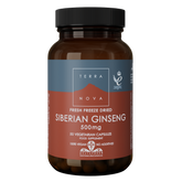 Terranova Siberian Ginseng 500 mg - Venäjänjuurivalmiste 50 kaps.