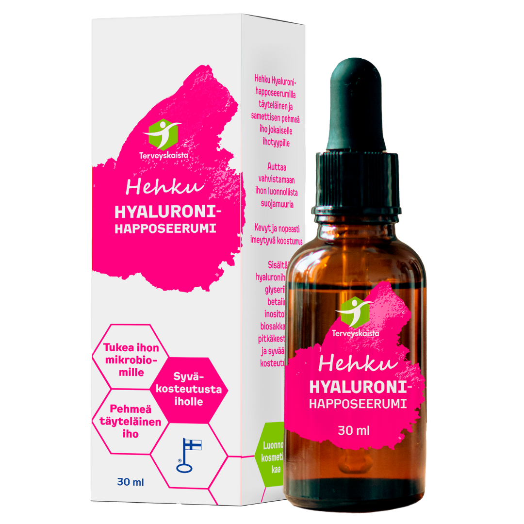 Terveyskaista Hehku Hyaluronihapposeerumi 30 ml, integratoridirecthub.com