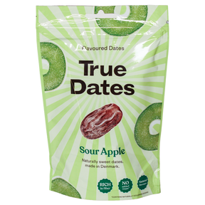 True Dates Sour Apple - Taatelimakeinen Kirpeä Omena 100 g - integratoridirecthub.com