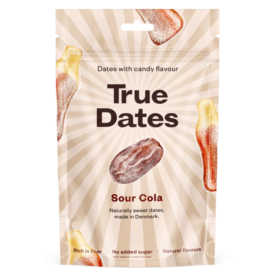 True Dates Sour Cola - Taatelimakeinen Kirpeä Kola 100 g - integratoridirecthub.com