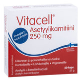 Vitacell Asetyylikarnitiini 250 mg 60 kaps. - integratoridirecthub.com