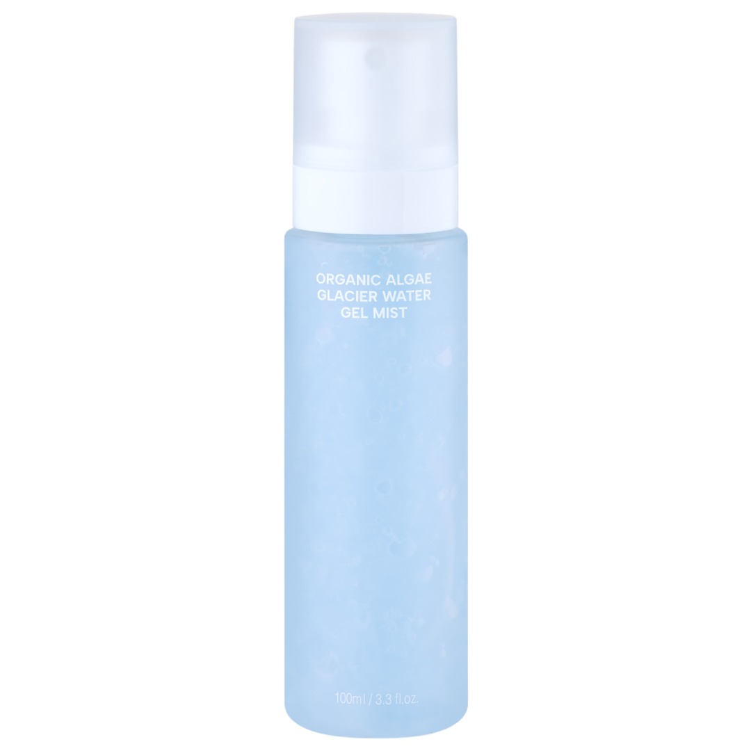 Whamisa Organic Algae Glacier Water Gel Mist - Kasvosuihke 100 ml Kostauttava ja virkistävä kasvovesi, integratoridirecthub.com