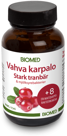 Biomed Vahva Karpalo - Maitohappobakteeri - integratoridirecthub.com