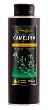 Greenfinn's Kylmäpuristettu Camelinaöljy 250 ml - integratoridirecthub.com