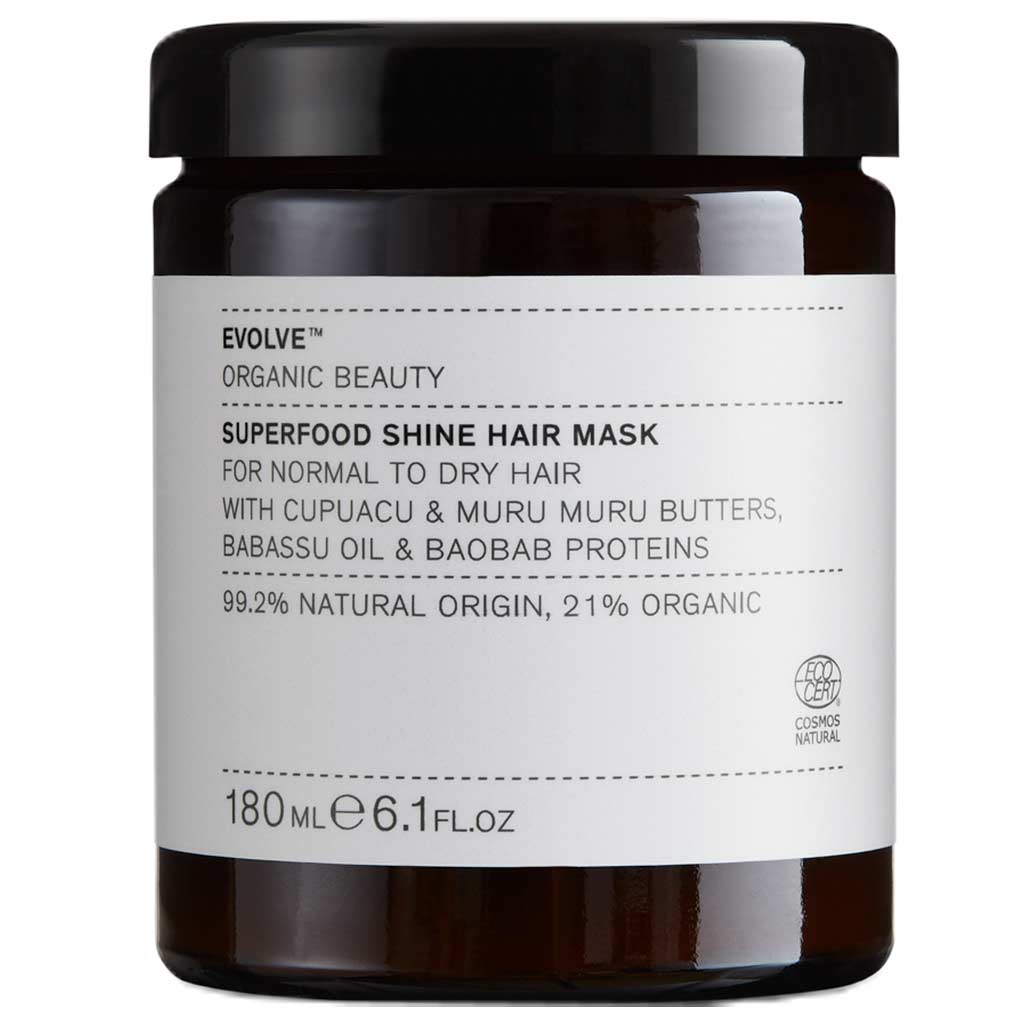 Evolve Organic Beauty Superfood Shine Hair Mask - hiusnaamio 180 ml - integratoridirecthub.com