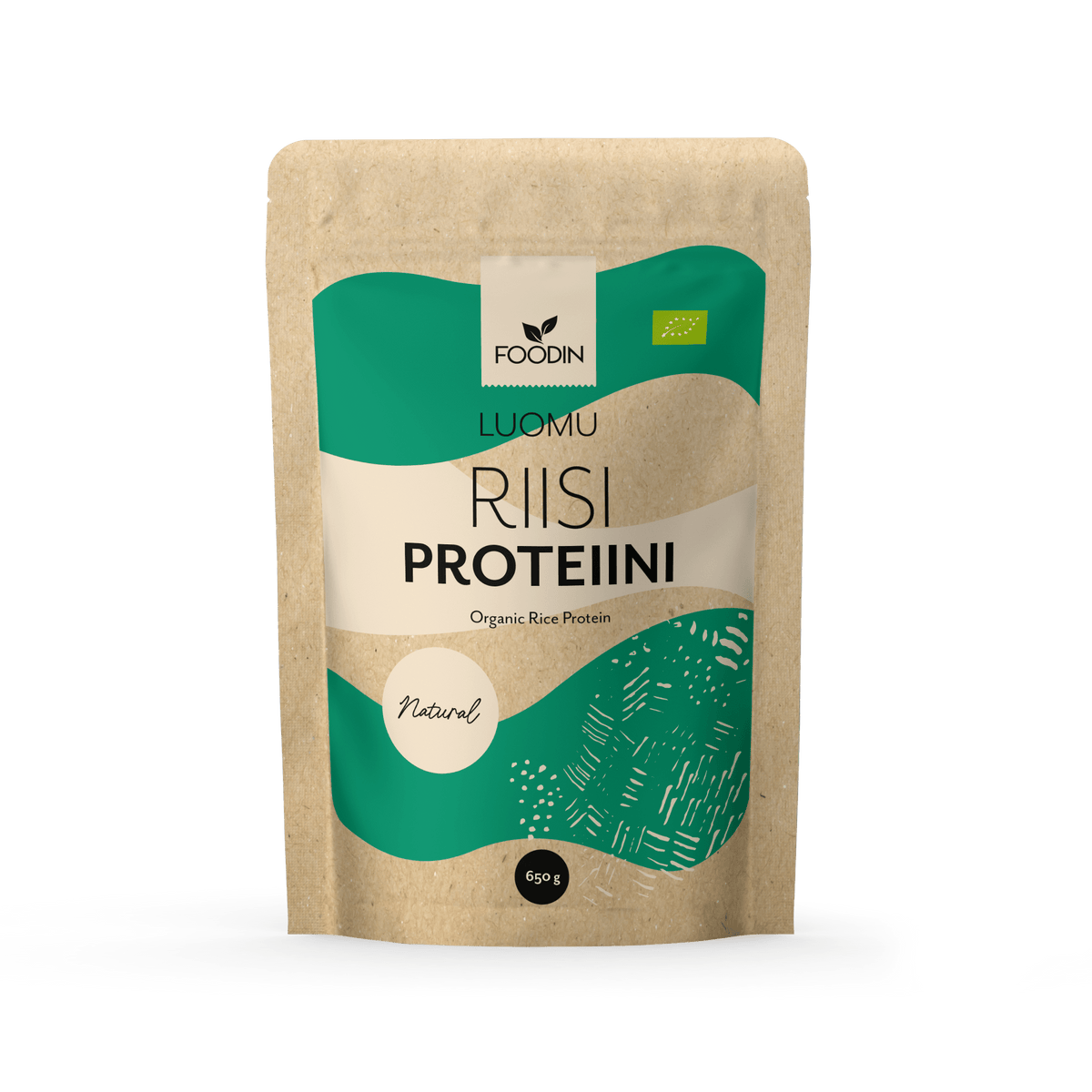 Foodin Riisiproteiini Maustamaton Luomu 650 g - integratoridirecthub.com