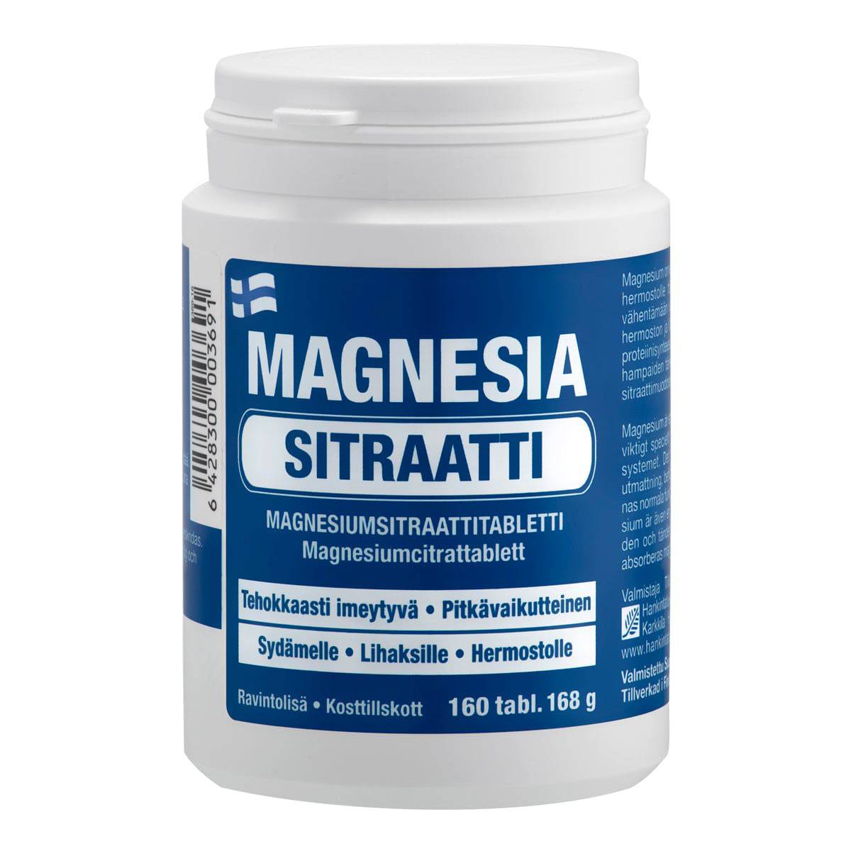 Magnesia Sitraatti - Magnesiumsitraattitabletti 160 tabl. - integratoridirecthub.com