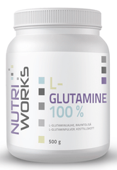Nutri Works L-Glutamine 100% 500 g - integratoridirecthub.com