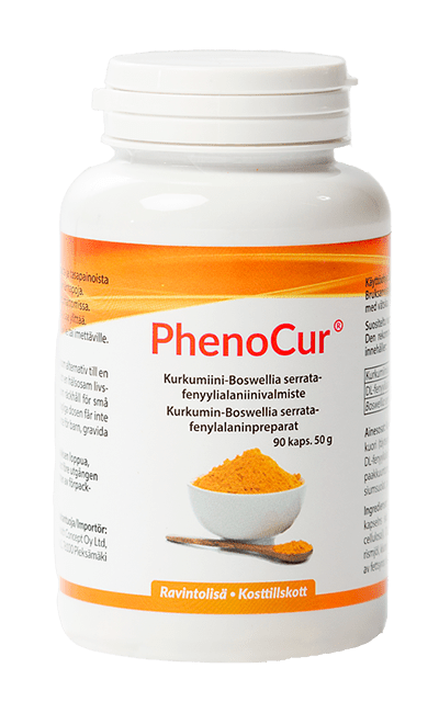 PhenoCur 90 kaps. - Kurkumiini - Boswellia - integratoridirecthub.com