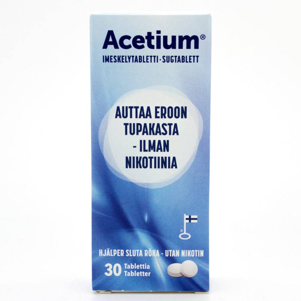 Acetium Imeskelytabletti - Irti tupakasta 30 tabl. - integratoridirecthub.com