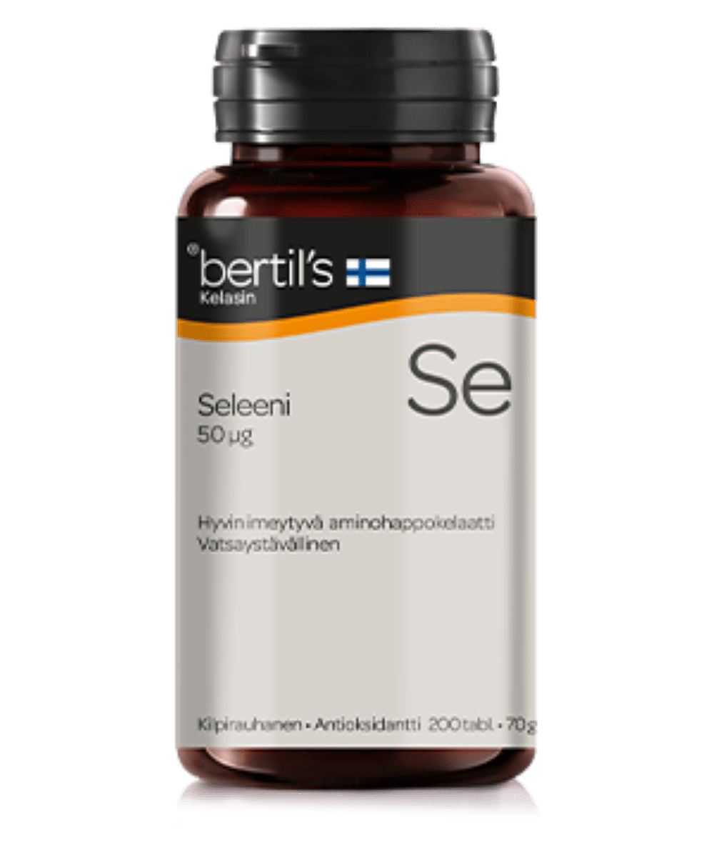 Bertil's Seleeni - Aminohappokelaattitabletti 50 µg 200 tabl. - integratoridirecthub.com