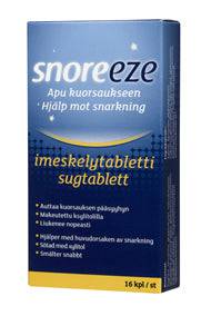 Snoreeze imeskelytabletti kuorsaukseen 16 kpl - integratoridirecthub.com