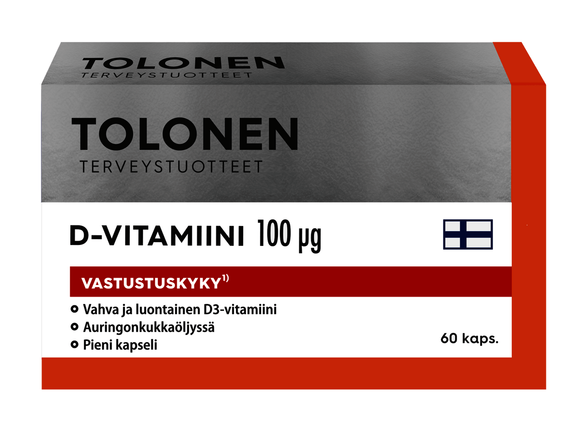 Tolonen D-Vitamiini 100 µg 60 kaps. - integratoridirecthub.com