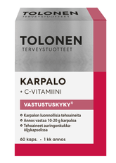 Tolonen Karpalo + C-vitamiini 60 kaps. - integratoridirecthub.com