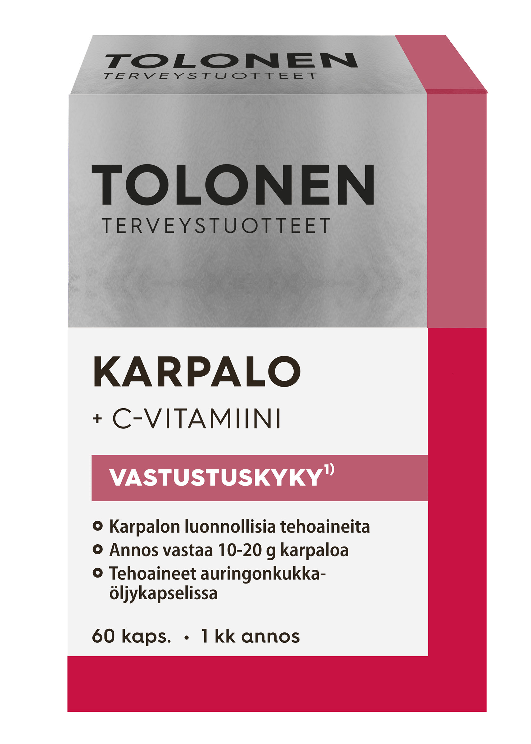 Tolonen Karpalo + C-vitamiini 60 kaps. - integratoridirecthub.com
