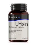 Bertil's Unisin 90 tabl. - Melatoniini+yrttiuute - integratoridirecthub.com