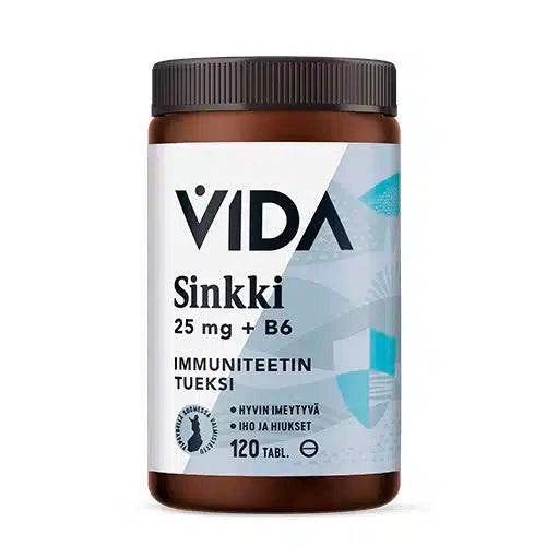 Vida Sinkki 25 mg + B6 120 tabl. - integratoridirecthub.com