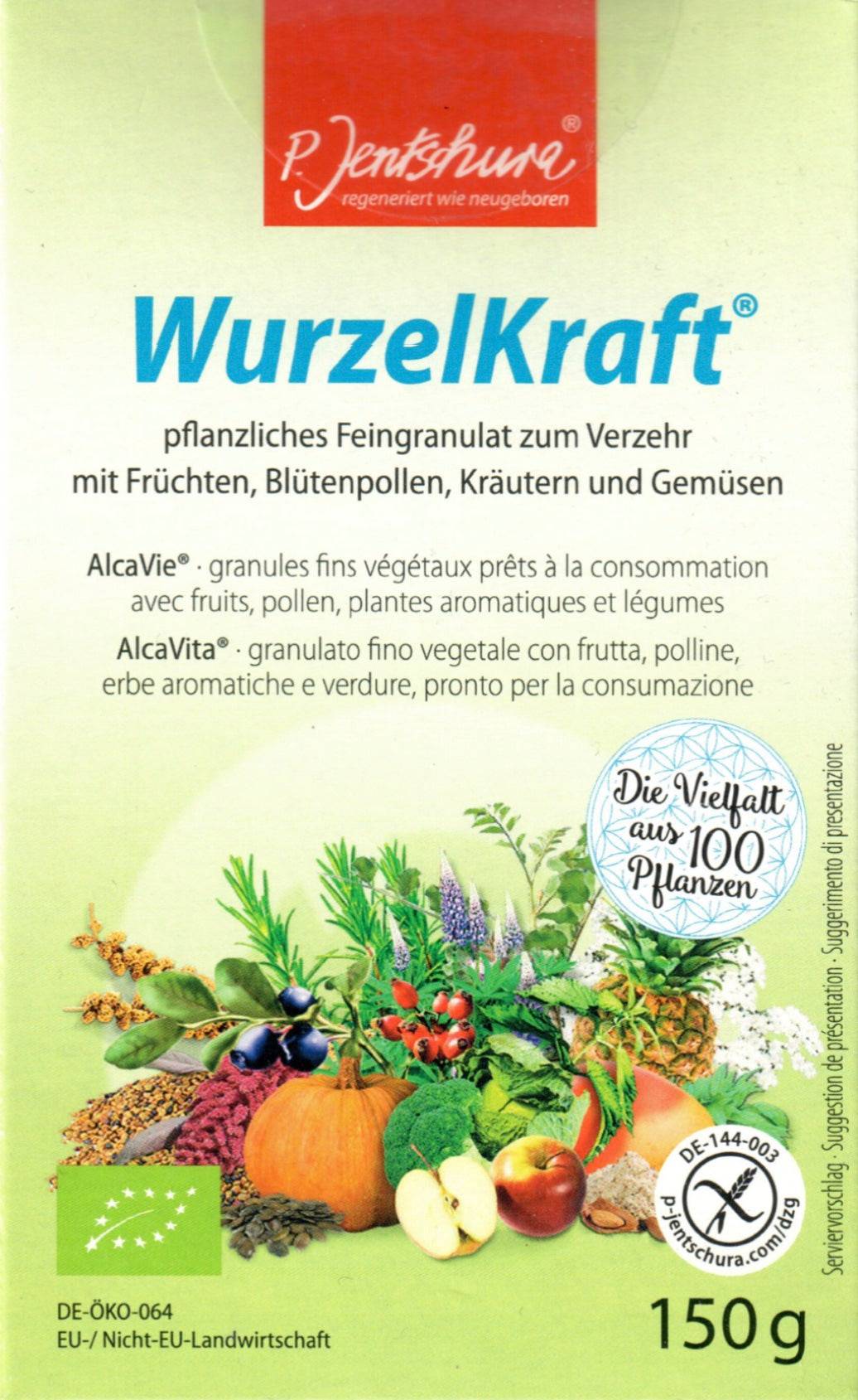 P. Jentschura WurzelKraft 150 g - poistuu - integratoridirecthub.com