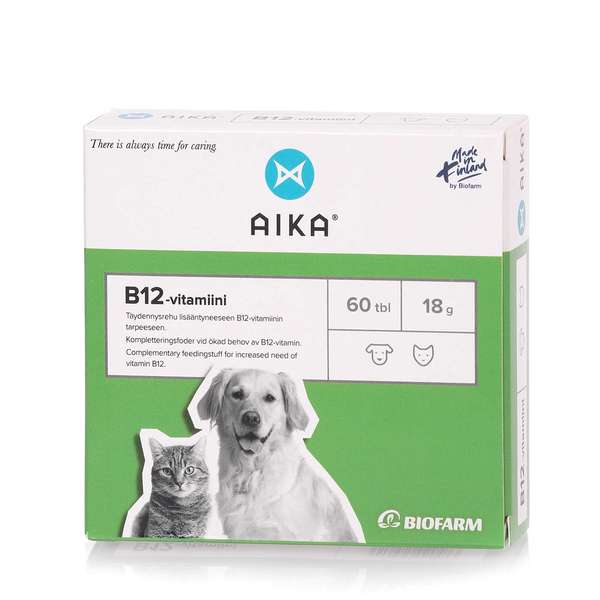 AIKA B12-vitamiini kissoille ja koirille 60 tabl. - integratoridirecthub.com