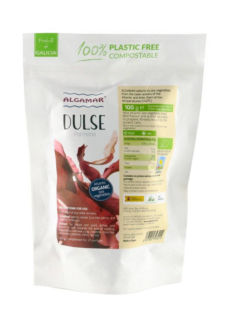 Algamar Luomu Dulse merilevä 100 g - integratoridirecthub.com