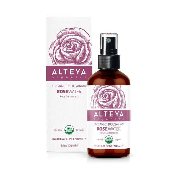 Alteya Organic Bulgarian Rose Water - Ruusuvesi Lasisuihkepullo 120 ml - integratoridirecthub.com