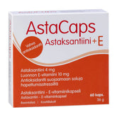 AstaCaps Astaksantiini + E-vitamiini 60 kaps. - integratoridirecthub.com
