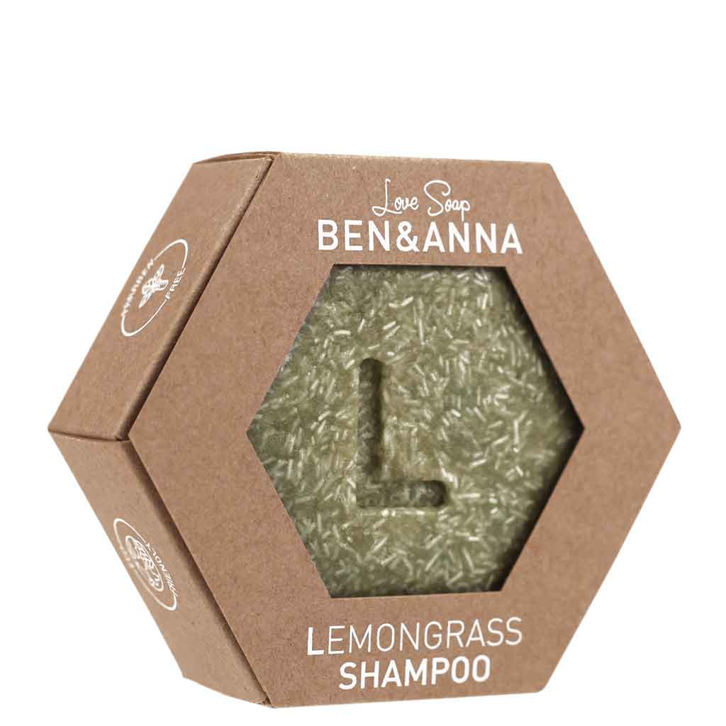 Ben & Anna Lemongrass Shampoo - Sitruunaruoho palashampoo 60 g - integratoridirecthub.com