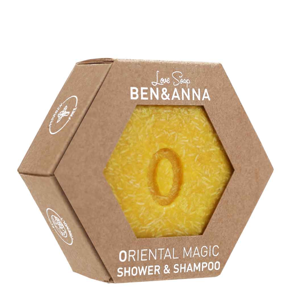Ben & Anna Oriental Magic Shower & Shampoo - Ravitseva suihkusaippua hiuksille ja vartalolle 60 g - integratoridirecthub.com