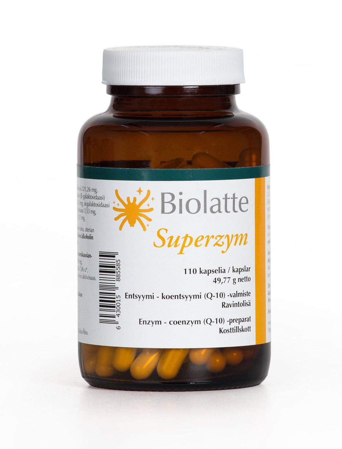 Biolatte Superzym 110 kaps - integratoridirecthub.com