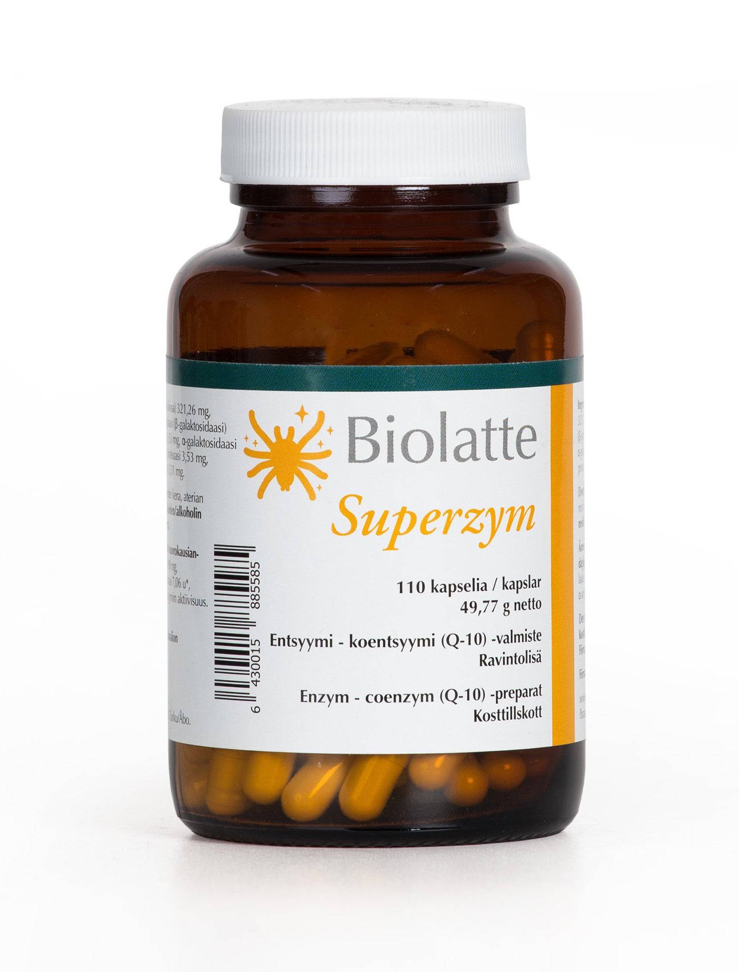 Biolatte Superzym 110 kaps - integratoridirecthub.com