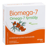 Biomega-7 Omega-7 Tyrniöljykapseli 60 kaps. - integratoridirecthub.com