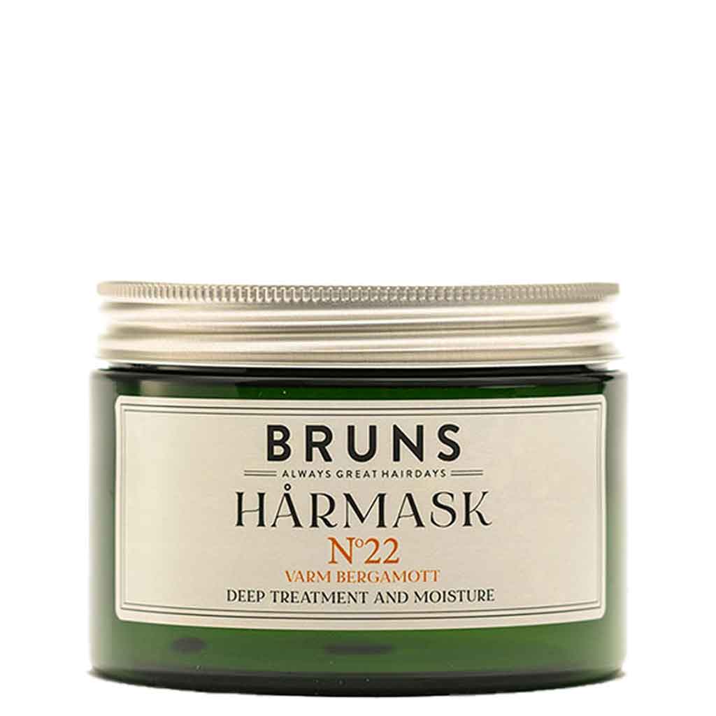 Bruns Products Nr22 Warm Bergamot Hårmask - Bergamotti Hiusnaamio 350 ml - integratoridirecthub.com