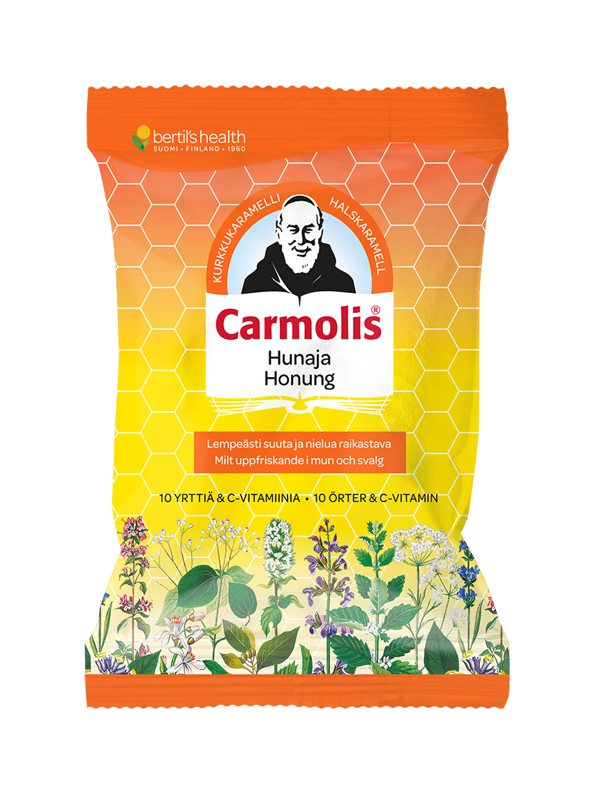 Carmolis Hunaja Kurkkukaramelli 75 g - integratoridirecthub.com