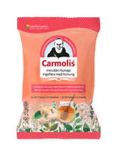 Carmolis Inkivääri-Hunaja Kurkkukaramelli 75 g - integratoridirecthub.com