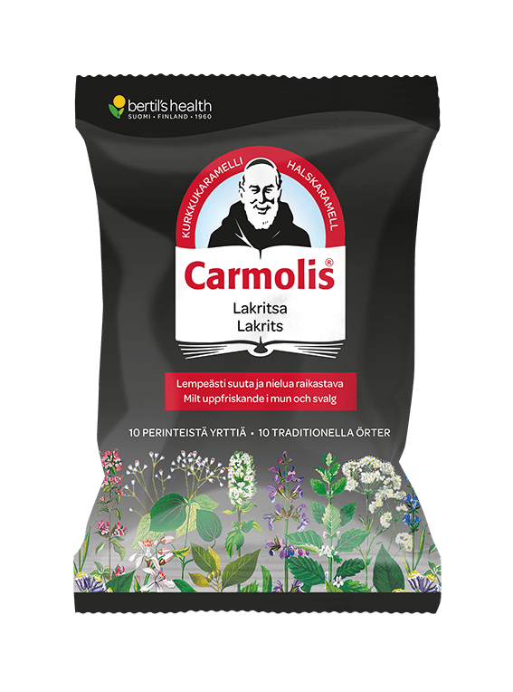 Carmolis Lakritsa Kurkkukaramelli 75 g - integratoridirecthub.com