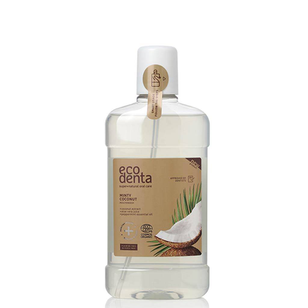 Ecodenta Minty Coconut Mouthwash - Raikastava suuvesi 500 ml - integratoridirecthub.com