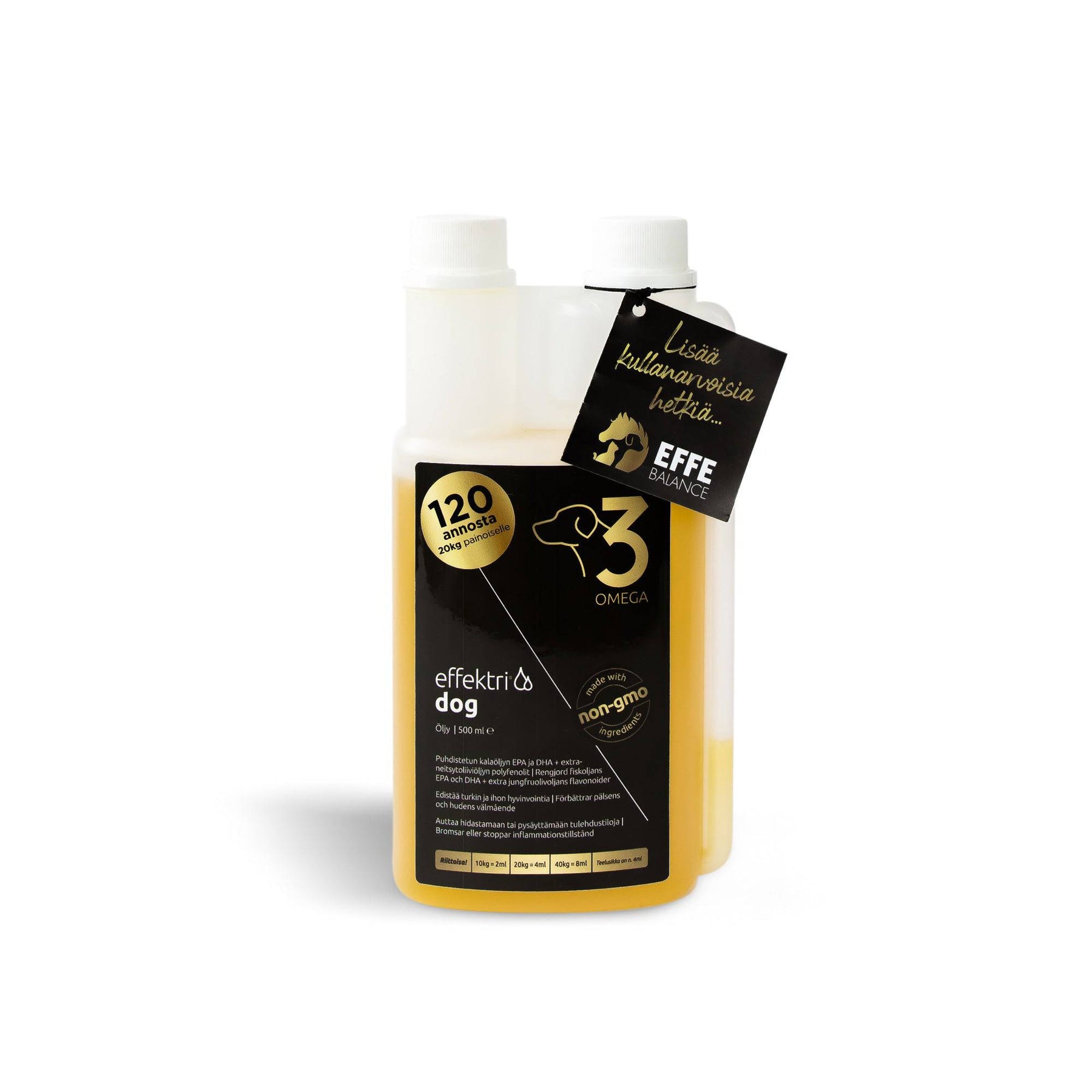 Effektri Dog - Omega-3 koirille 500 ml - integratoridirecthub.com