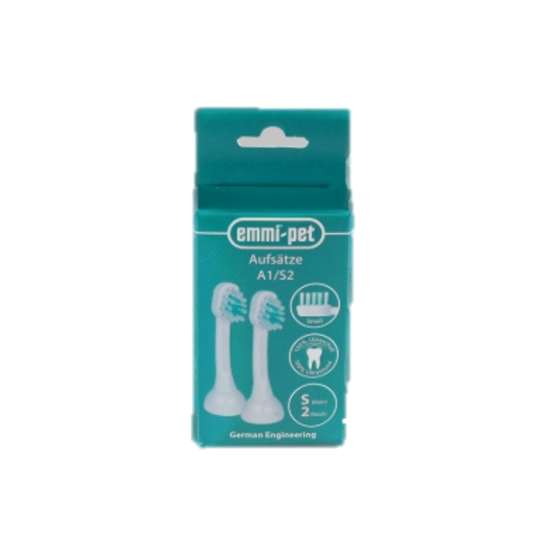 emmi®-pet pieni vaihtoharja ultraäänihammasharjaan lemmikeille 2 kpl - integratoridirecthub.com