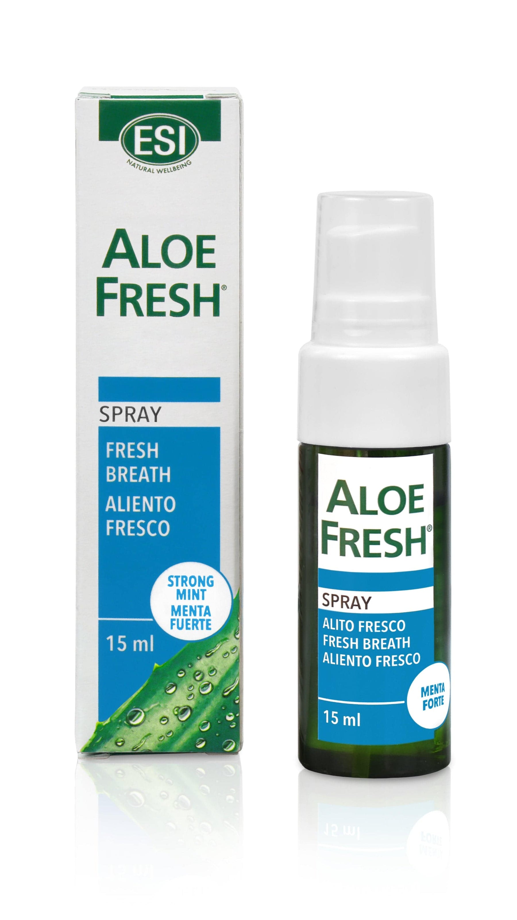 Esi Aloe Fresh Spray Strong Mint - Suusuihke 15 ml - integratoridirecthub.com