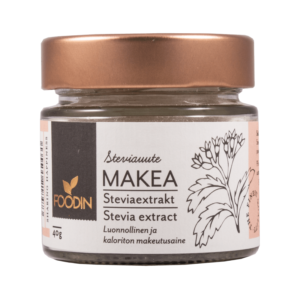 Foodin Makea Steviauute 40 g - erä - integratoridirecthub.com