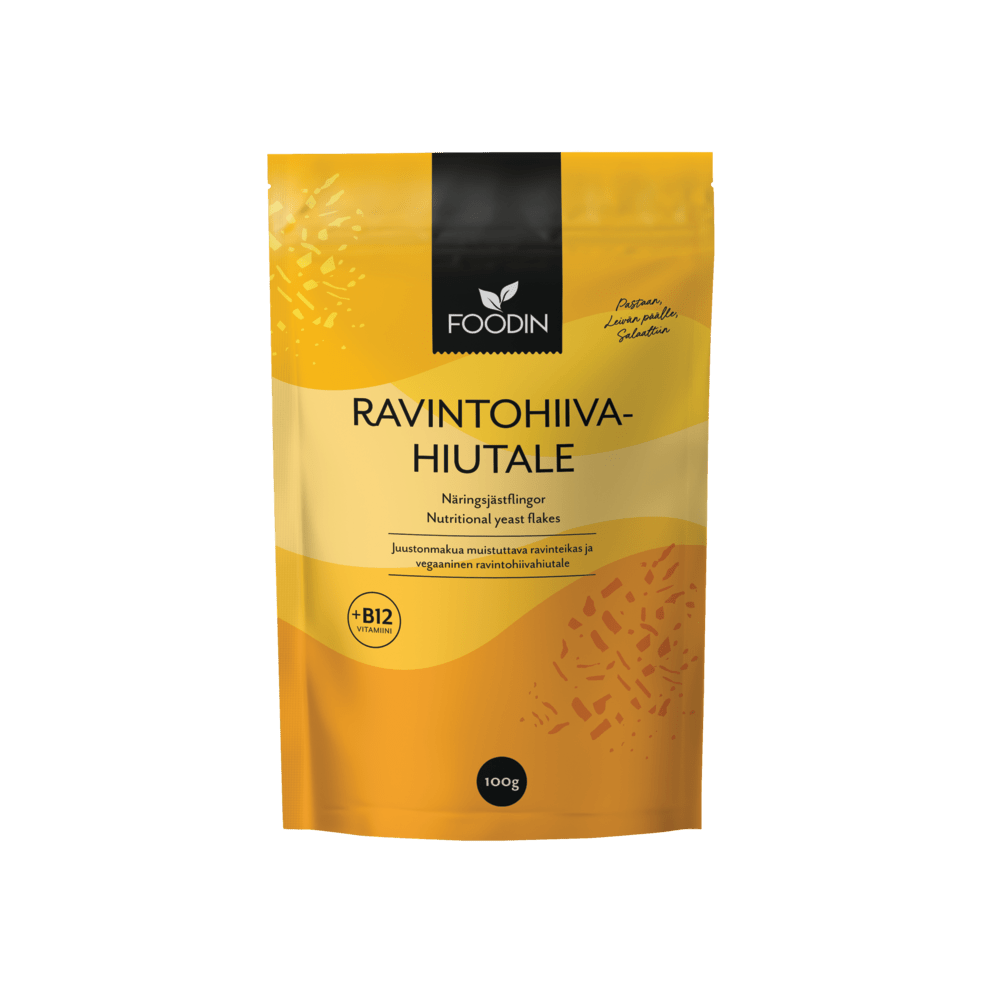 Foodin Ravintohiivahiutale + B12 100 g - integratoridirecthub.com