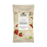 Foodin Valkosuklaa Mansikka Luomu 50 g - integratoridirecthub.com