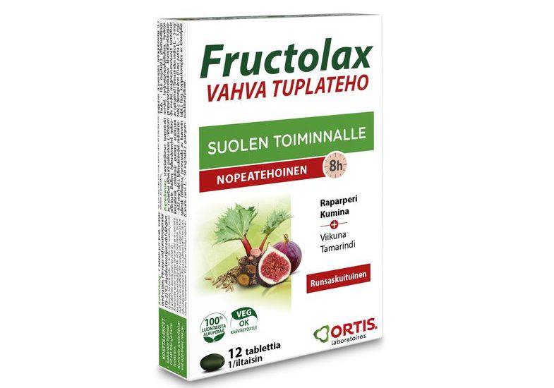 Fructolax Vahva Tuplateho - Suolen toiminnalle 12 tabl. - integratoridirecthub.com