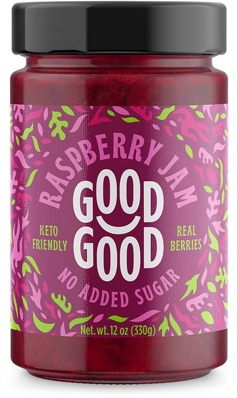 Good Good Rasberry Jam - Keto ystävällinen vadelmahillo 330 g - integratoridirecthub.com